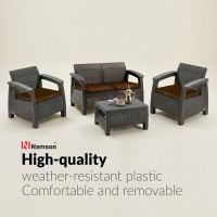 4-seat Outdoor Furniture With Coffee Tablematerial