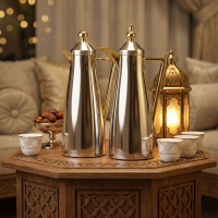 Vacuum Flask 1.0L Glossy gold