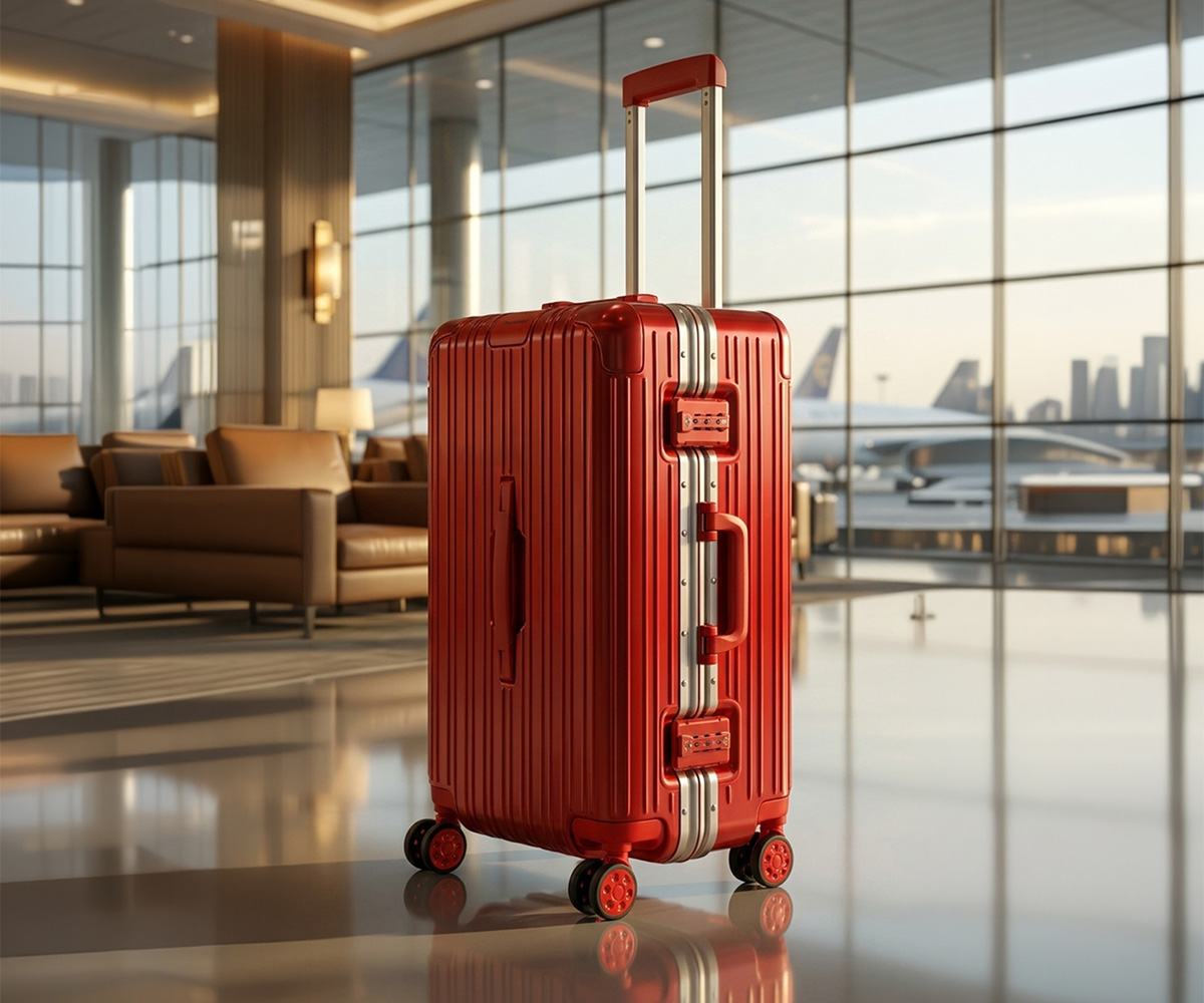 Travel lifestyle with NAMSON suitcase